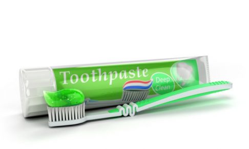 緑歯磨き粉
